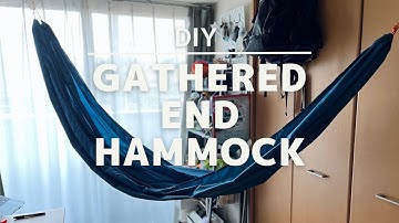 【自作】ギャザーエンドハンモックを作る｜DIY Gathered End Hammock