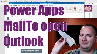 Power Apps MailTo - Open a new email with values by pressing a button