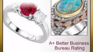 Ultimate Serious GEM Large 1.50 carat Genuine Ruby & 1ct tw Diamond 3-Stone Engagement Ring - Stunni