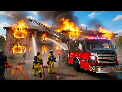 WE GOT TRAPPED BY RAGING FIRE in Firefighting Simulator Ignite