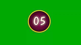 Green Screen Timer 5 Second