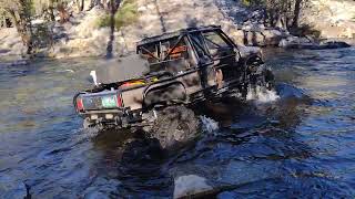 Oregon Rangers on 40s Fordyce committee water crossing.