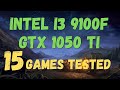 I3 9100F GTX 1050 Ti TEST IN 15 GAMES