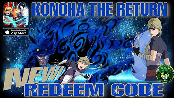 Konoha: The Return New Weekend Redeem Code 🎁 Expired Date: 12/01/22⏳Naruto Idle RPG game - iOS