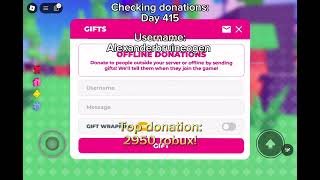 Pls donate: day 415