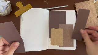 ASMR | 30 Min Art Journaling | Relaxing Scrapbooking | No Talking or Ads