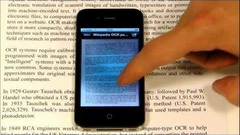 OCRe: OCR everywhere for your iPhone by Iridio