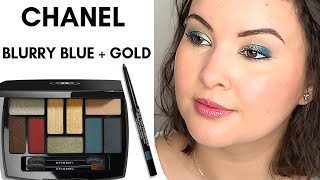 CHANEL BLURRY BLUE + GOLD - YouTube