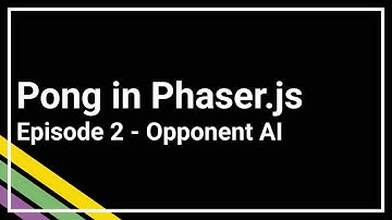Pong tutorial in Phaser.js - Episode 2 (Opponent AI)