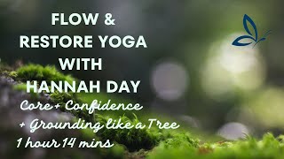 Flow And Restore Yoga Core Confidence Grounding Like A Tree