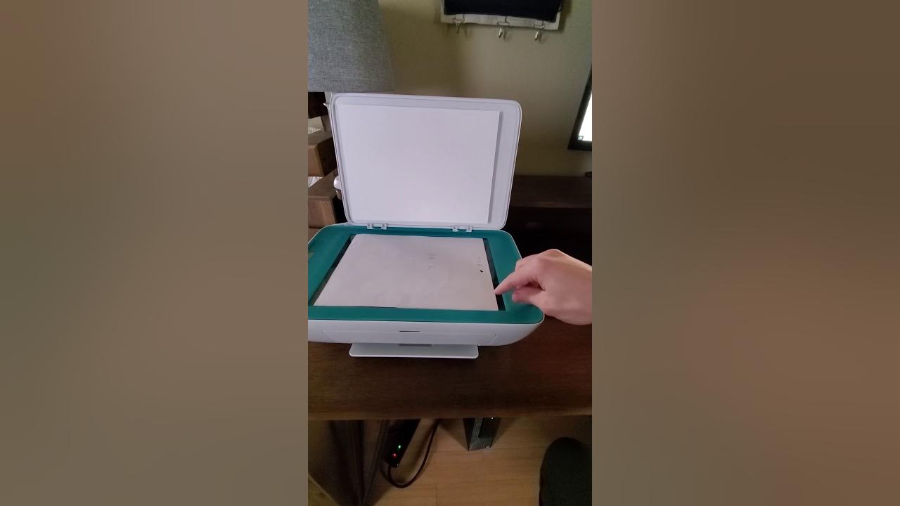 Scanning A Document with the HP DeskJet 2640 YouTube