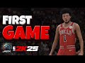 MyCareer #2 First Game | NBA 2K25