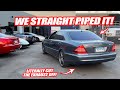 STRAIGHT PIPING THE $17,000 V12 MERCEDES S65! *SOUNDS LIKE THE PAGANI HUAYRA!* W/ ALEX CHOI