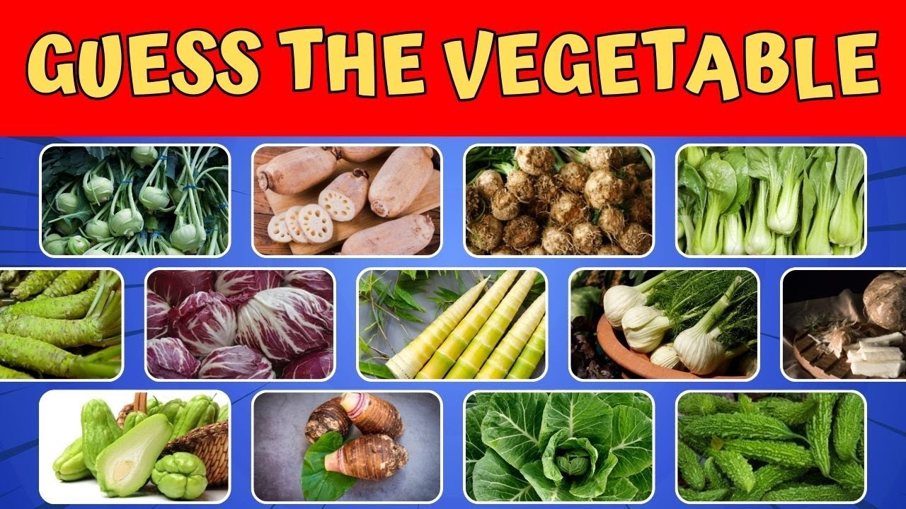 Vegetable Quiz! Only 1 Can Name All These Vegetables! quiz trivia