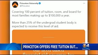 Princeton Offering Free Tuition To Students From Families Earning Under $100,000 Annually