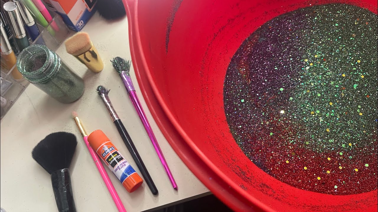 The Glitter Beard process @ginatouche 