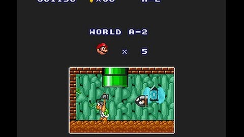 Super Mario Bros The Lost Levels (Allstars) - Wrong Warp Glitch