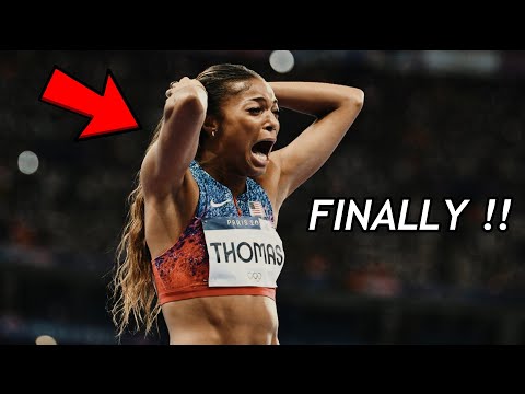 Gabby Finally Wins the Big one !! | Women 200m Final | 2024 Olympics
