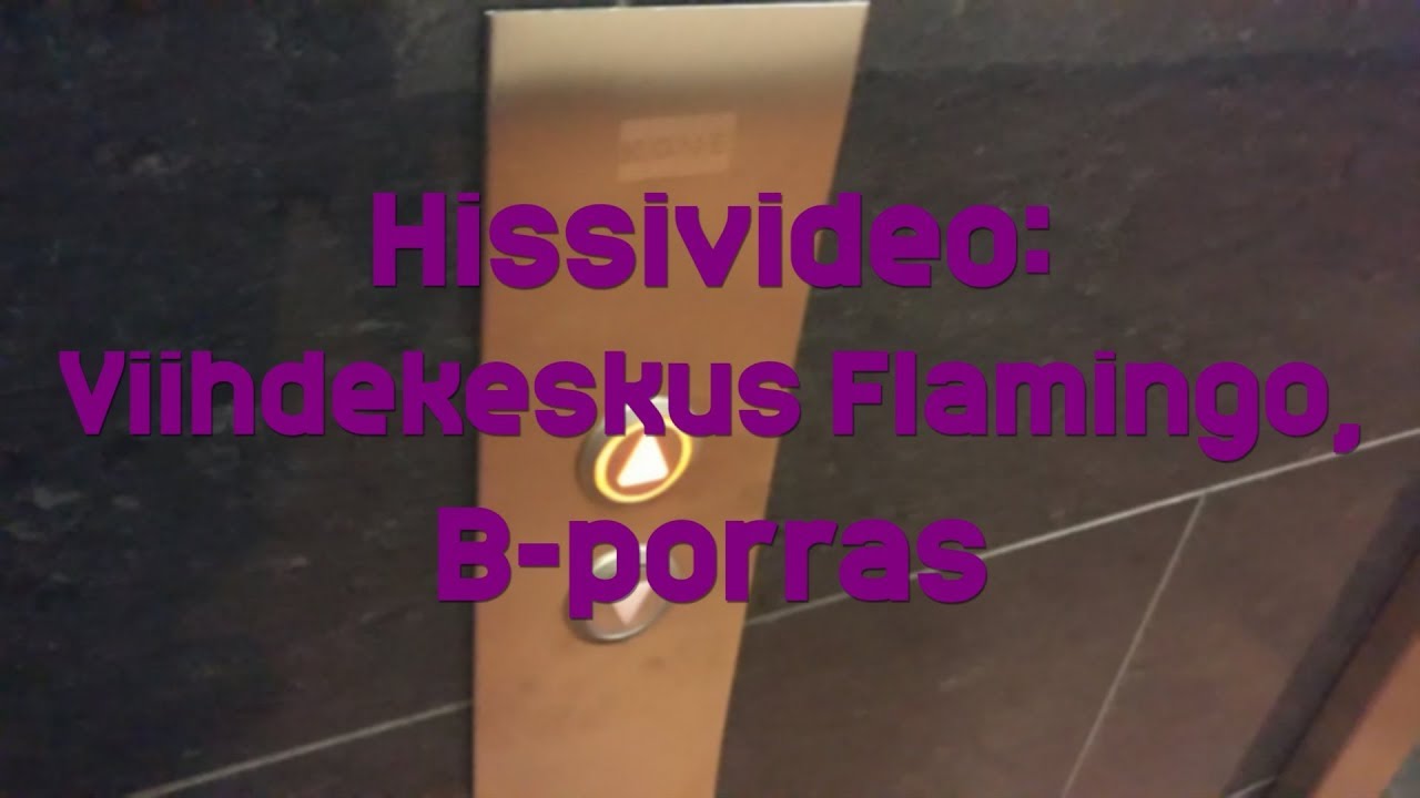 Hissivideo: Viihdekeskus Flamingo, Vantaa, B-porras - 2007 KONE MonoSpace