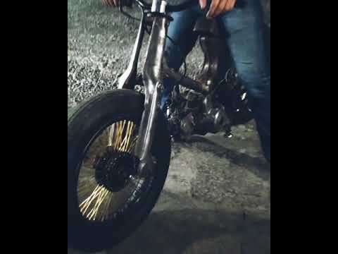 Street cub Bobber almost ready - YouTube