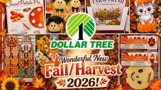 🍂 Dollar Tree Fall 2026 SHOP WITH ME | New Harvest Decor, Crafts & More! #fall