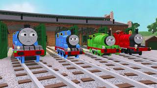 BTWF Remake: Thomas The Trackmaster Show - Engines at the Shed