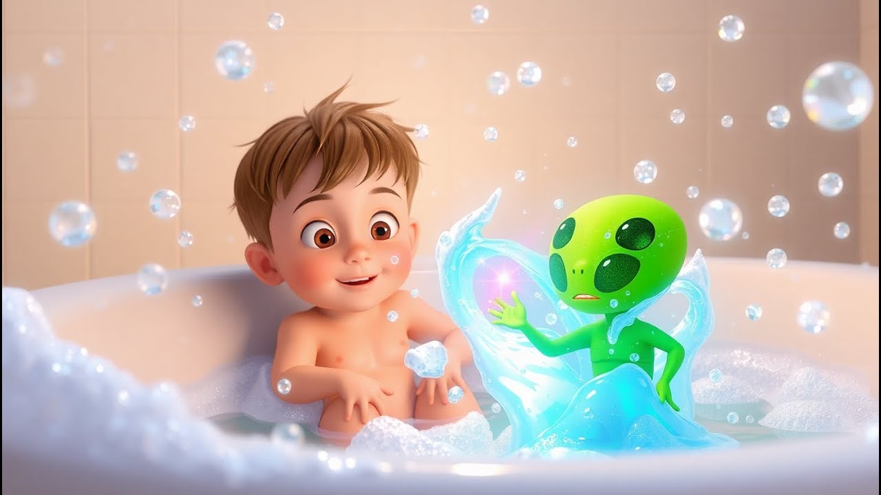 Aliens in My Bathtub | A Silly Bubble Rhyme for Kids | Fun & Imaginative Nursery Song