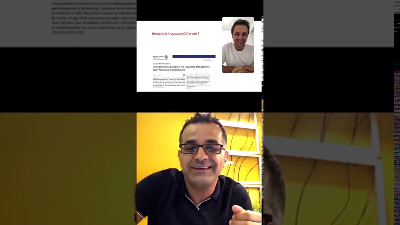 Akut Bronşiyolitte Yüksek Akımlı Nazal Kanül Oksijen Tedavisi Kullanımı