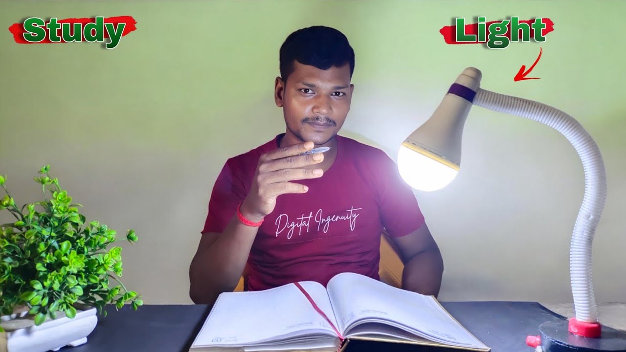 how to make study light experiment | how to make emergency light | how ...