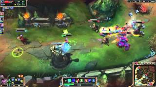 AP Shaco suppot avoiding a gank