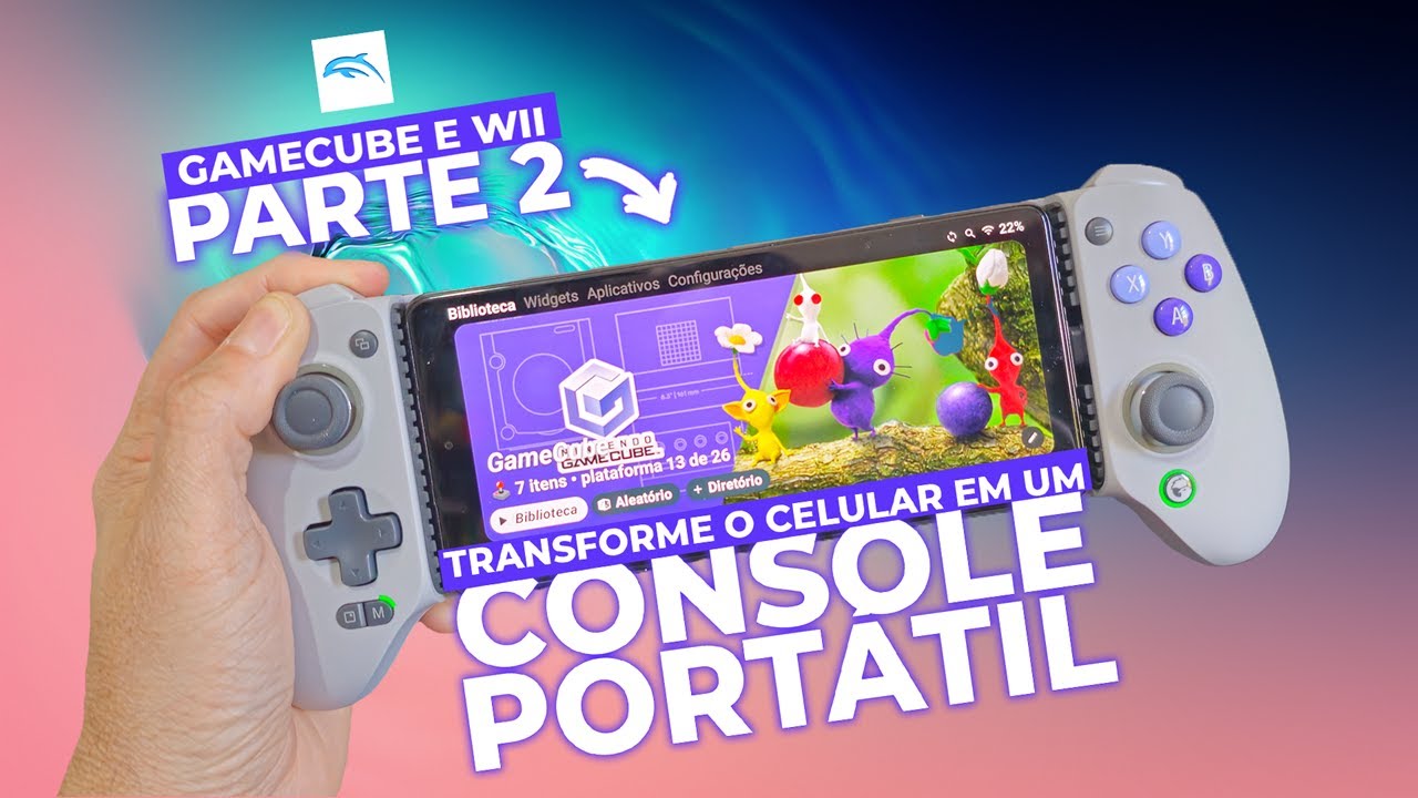 Como Transformar o CELULAR em um CONSOLE PORTÁTIL Parte 02 