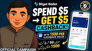 Bitget Wallet $5 & Get 5 $ Cashback (Step-by-Step Guide)