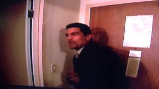 Tim Hudson Scares Eddie Perez Jumping Out Of Closet Scream Mask