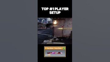 Using the TOP #1 Players Setup 🔥 #codm #shorts