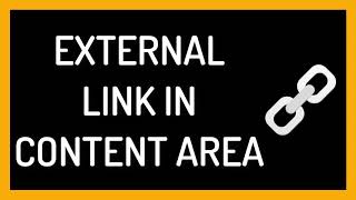 Adding a Clickable Link to an External Webpage within a Content Area in Blackboard