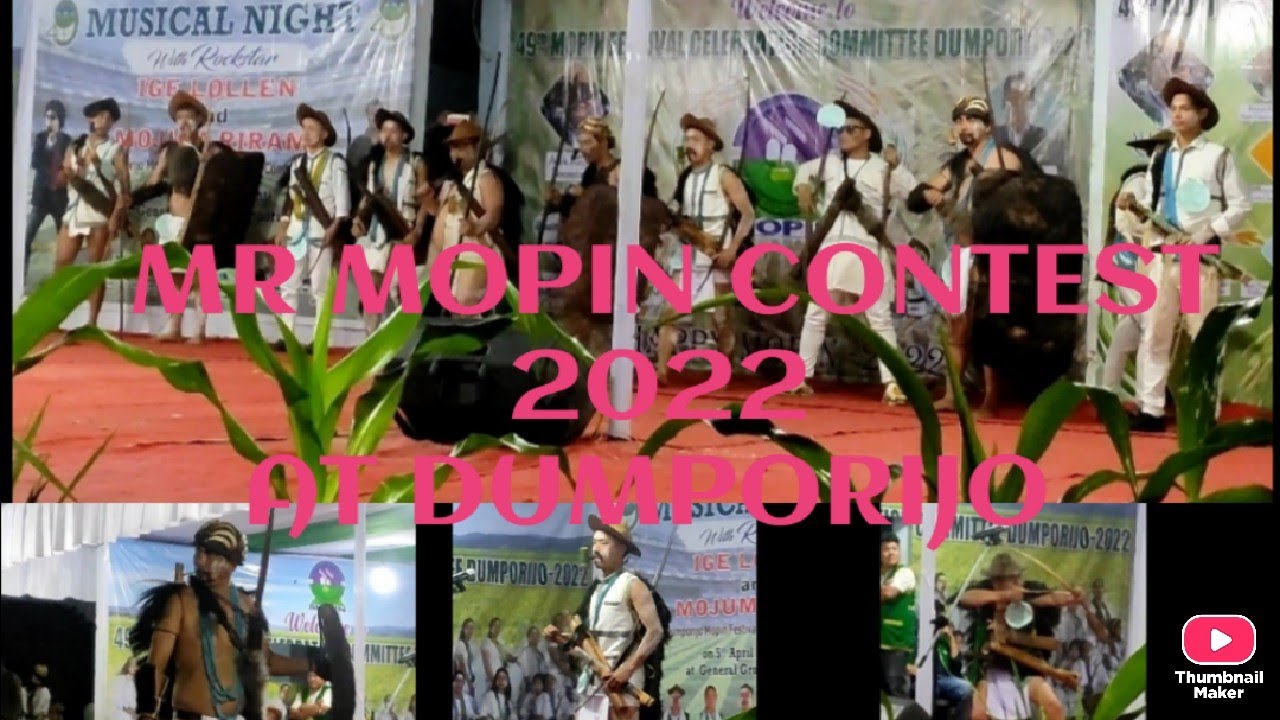 MR MOPIN CONTEST CUM FASHION SHOW 2022||TRADITIONAL ATTIRE||49th MOPIN FESTIVAL DUMPORIJO