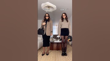 Millennial or Gen-Z? 🤍👀 Which style boosts your confidence most? ✨ #StyleConfidence