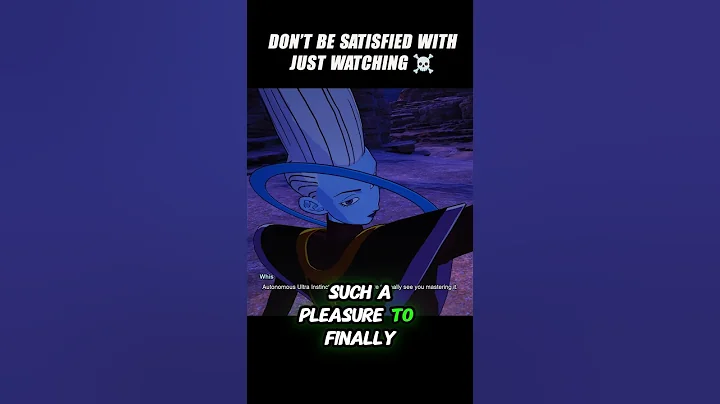 Don't Be Satisfied With Just Watching  🥶 #crashout #whis #sparkingzero #dragonballz #dbz