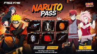 31 July🔥 Naruto Pass Rewards🥳| Free Fire Naruto Event | Upcoming New Events Free Fire | Ff New Event