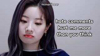 Dahyun Feels Hurt By Hate Comments She Deserves The World