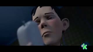 Recreation of some censored scenes from Monster House in Discovery Kids