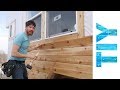 Installing Cedar Siding on Our Tiny House