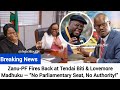 BREAKING🇿🇼Zanu-PF Fires Back at Tendai Biti &amp; Lovemore Madhuku  No Parliamentary Seat, No Authority