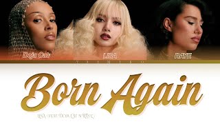 LISA - 'Born Again' (feat. Doja Cat n RAYE) | Color Coded Lyrics