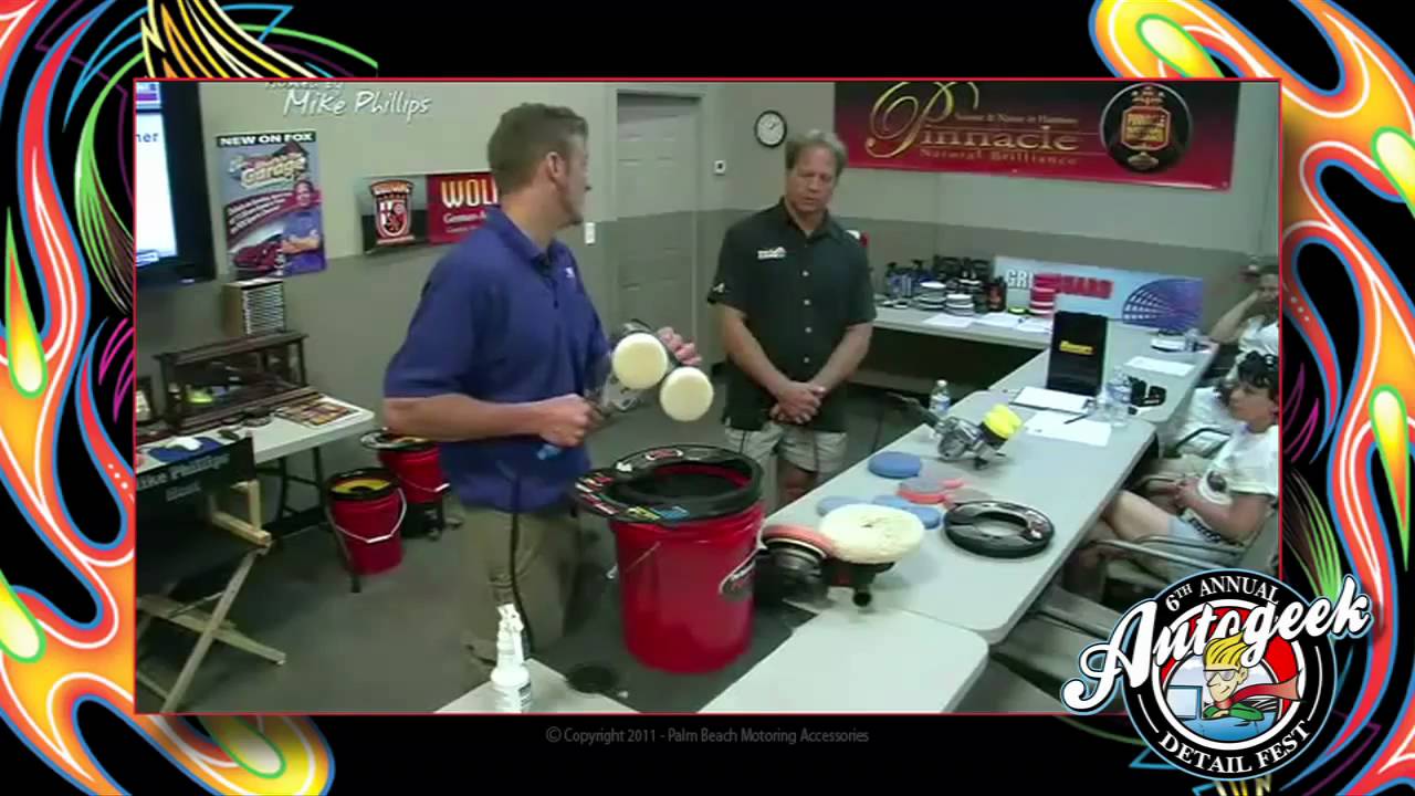 Live Broadcast Pad Cleaning followed by Motorcycle Detailing Autogeek's 6th Annual