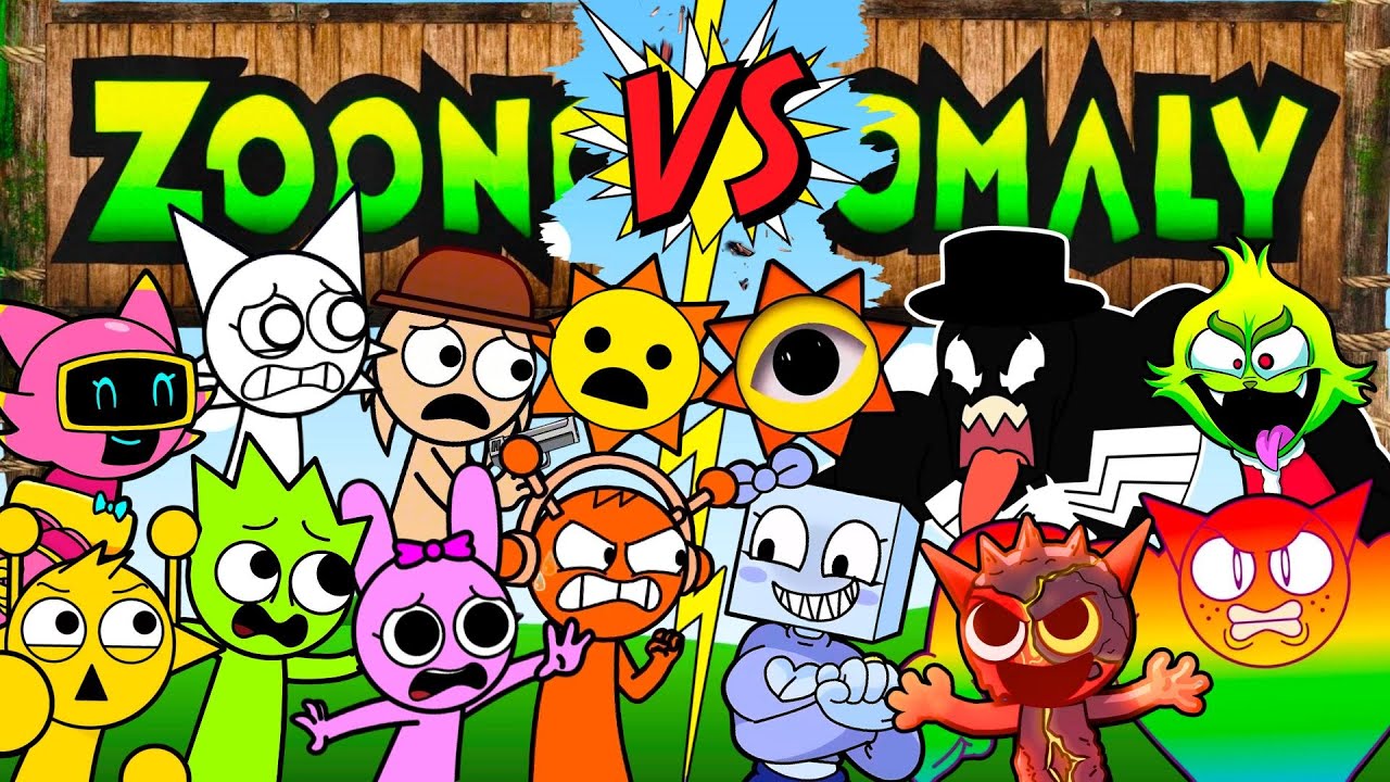 Incredibox Sprunki VS Horror Sprunki, Black, Iciella, Grinch | MEGAMIX ZOONOMALY | Battle Cover #1