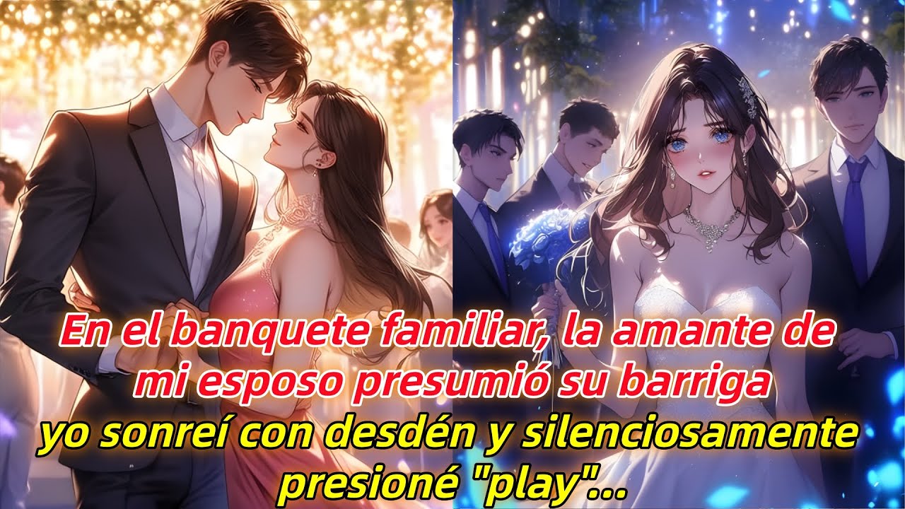 En el banquete, la amante de mi esposo mostró su barriga—yo me burlé y le di a “play”…