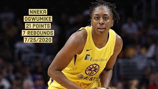 Nneka Ogwumike Full Highlights 2020.7.25 - 21 PTS, 7 RBS - PopOffBaby.com