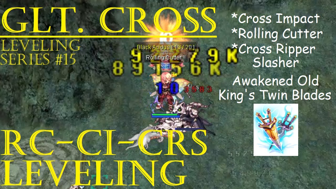 [iRO Chaos] Awakened Old King's Twin Blades Leveling | Level 200 Maps | Guillotine Cross