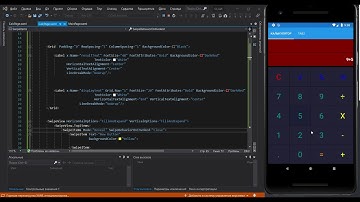 Калькулятор #2 Xamarin, C# (Swipe)